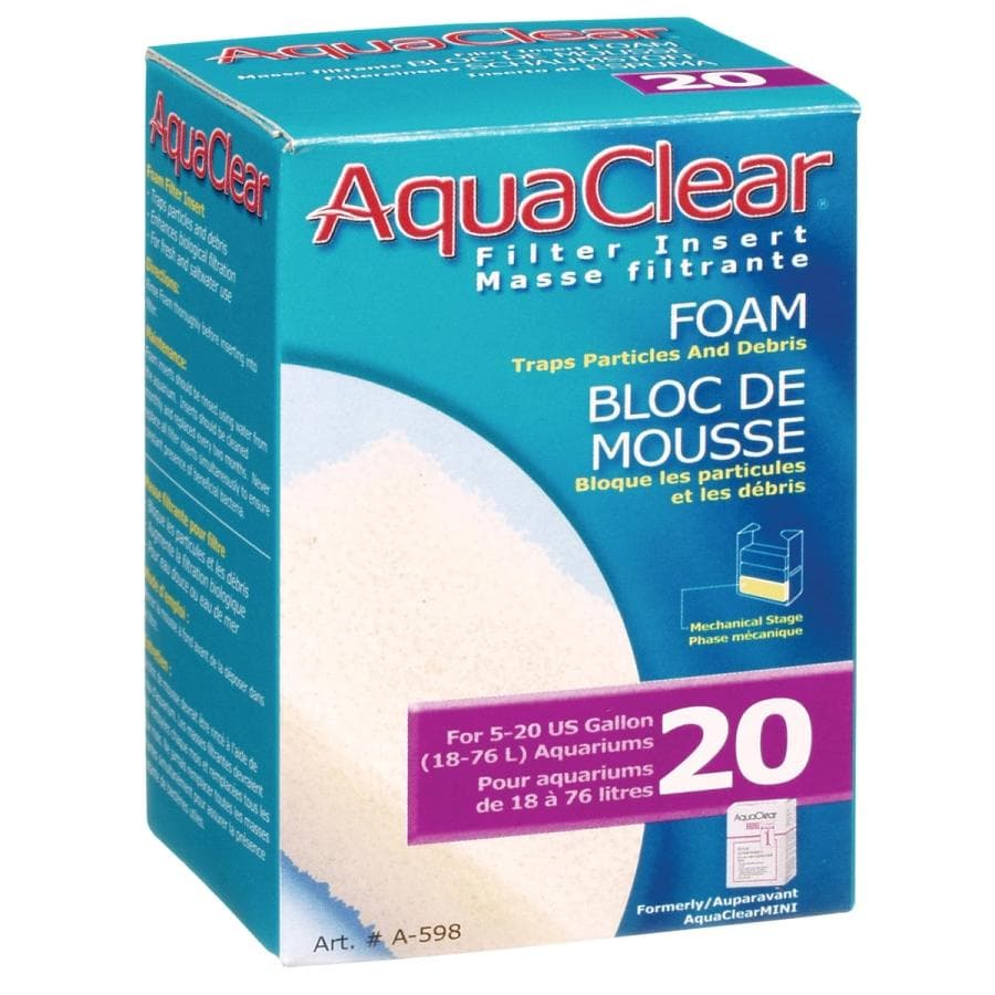 AquaClear 20 Filter Foam Insert at Sea Cave Inc.
