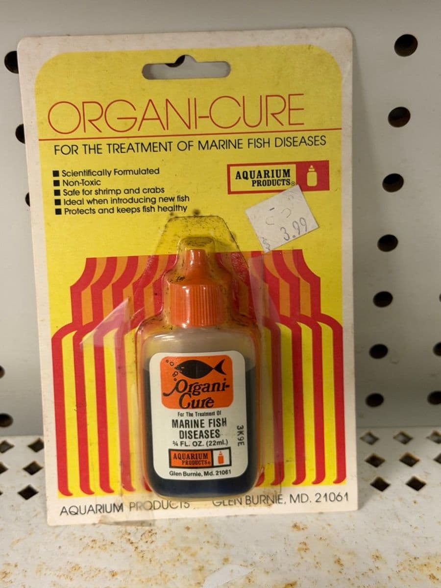 Aquarium Products Organi-Cure Marine Fish Disease Treatment 3/4 fl oz (22ml) at Sea Cave Inc.