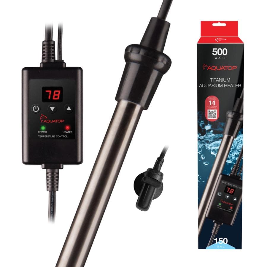 Aquatop 500W Titanium Aquarium Heater at Sea Cave Inc.