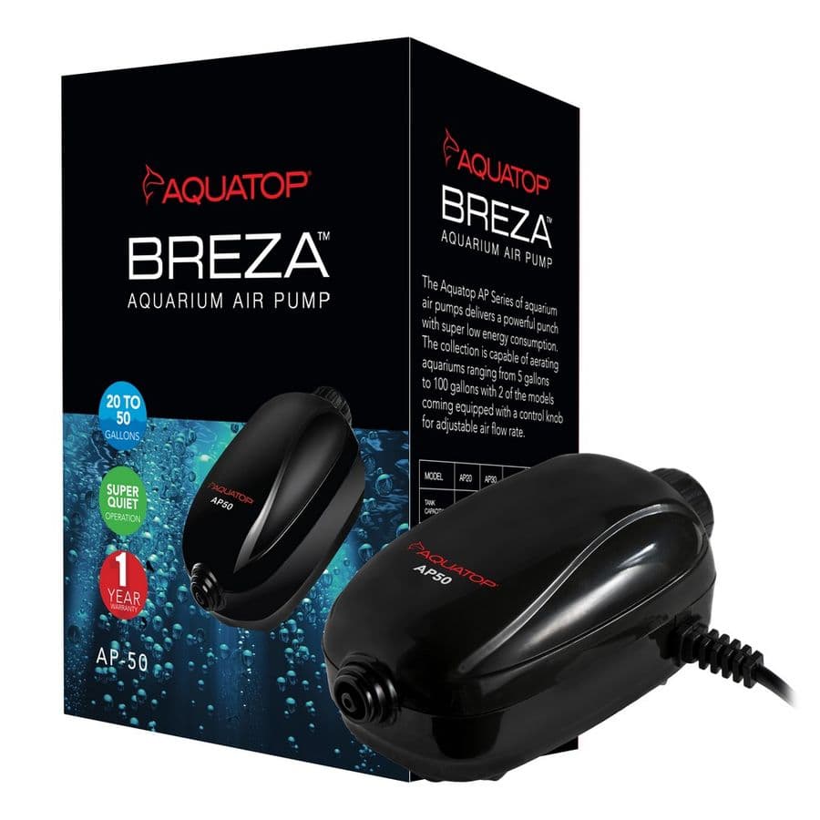 Aquatop Breza AP-50 Air Pump (20–50 gal) at Sea Cave Inc.