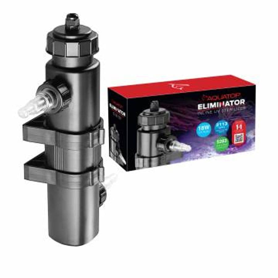 Aquatop Eliminator UV Sterilizer 18W (300 gal) at Sea Cave Inc.