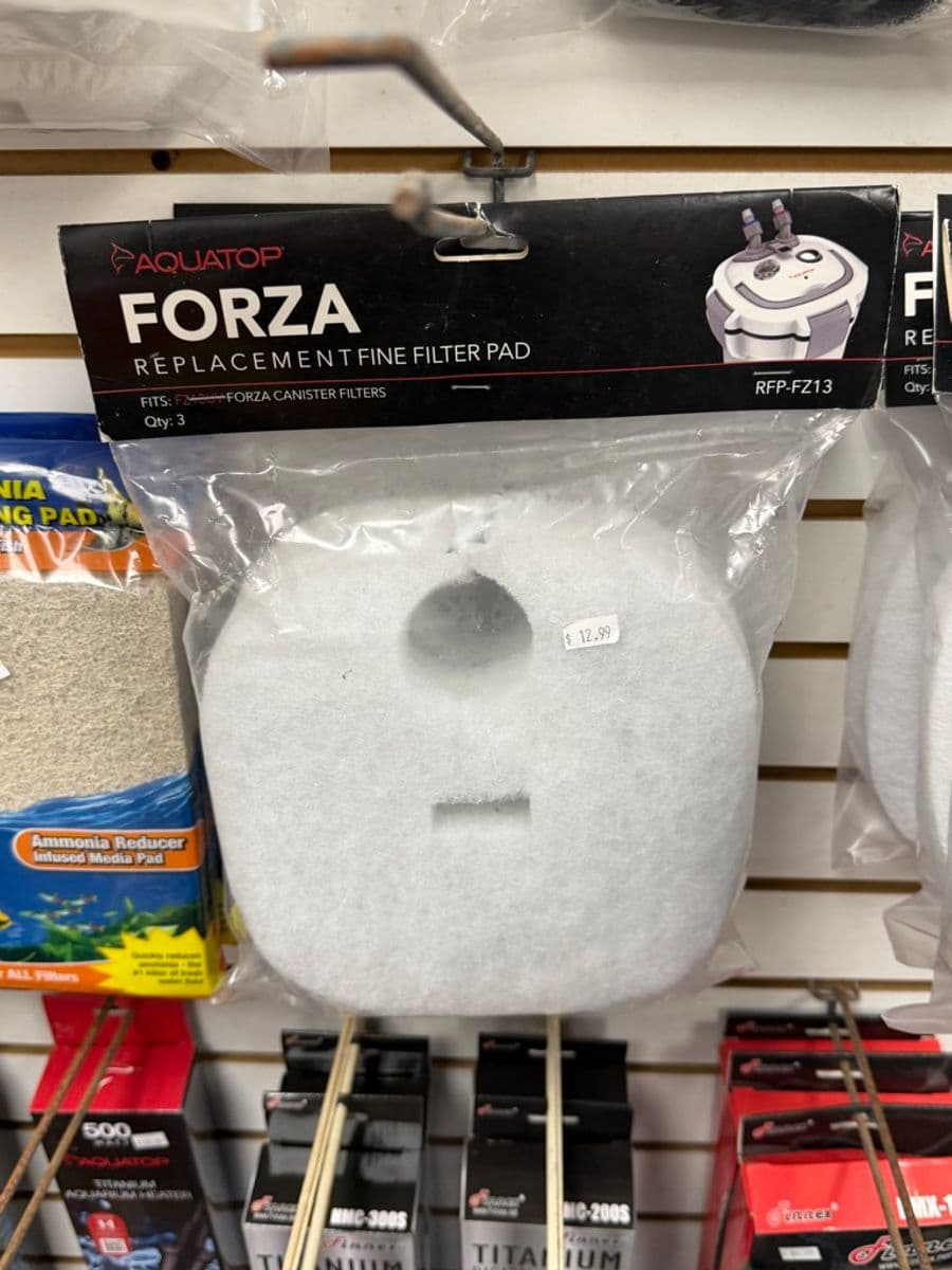 Aquatop Forza Replacement Fine Filter Pad RFP-FZ13 (3-pack, fits Forza canister filters) at Sea Cave Inc.