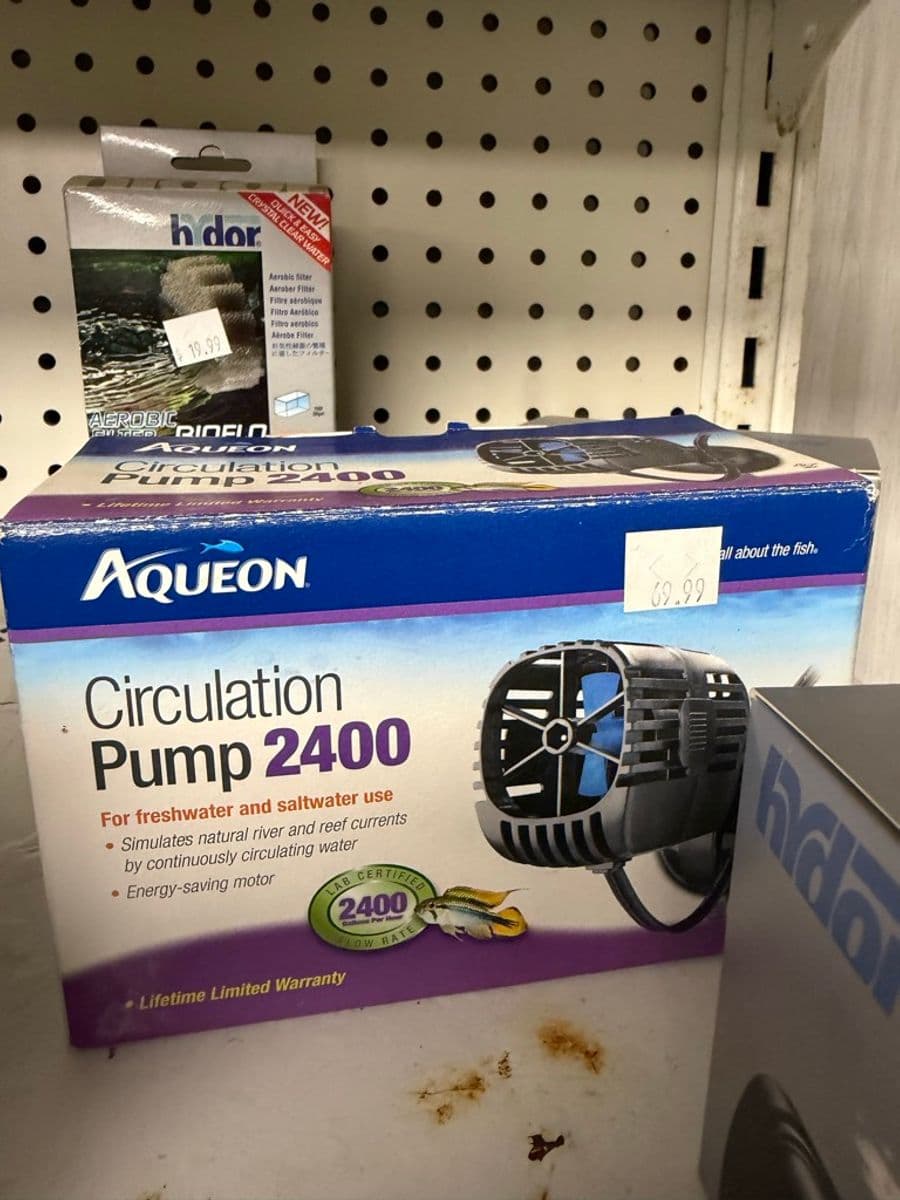 Aqueon Circulation Pump 2400 (freshwater/saltwater wavemaker) at Sea Cave Inc.