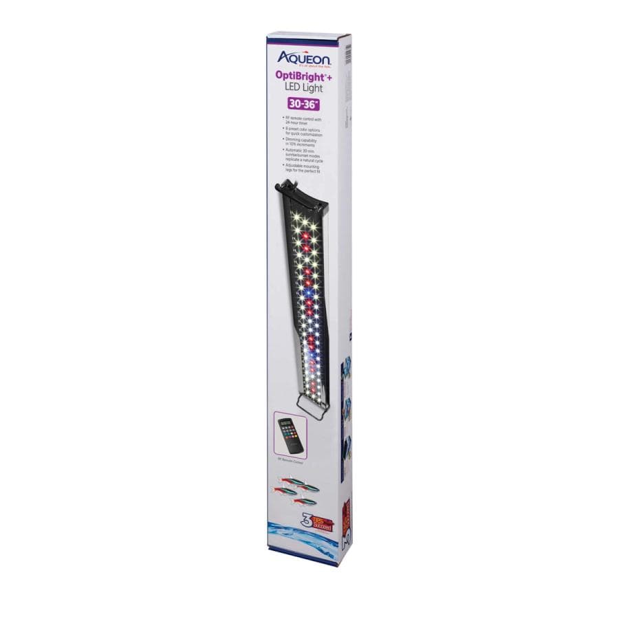 Aqueon OptiBright+ LED Light 30-36" at Sea Cave Inc.