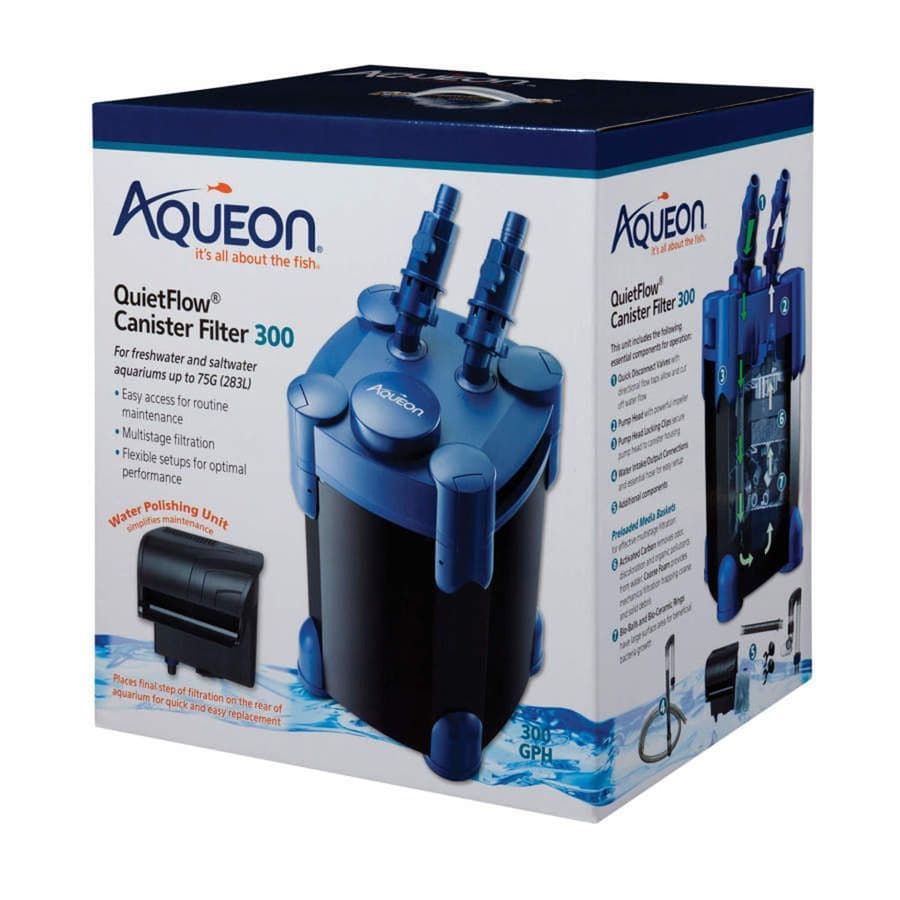Aqueon QuietFlow Canister Filter 300 at Sea Cave Inc.