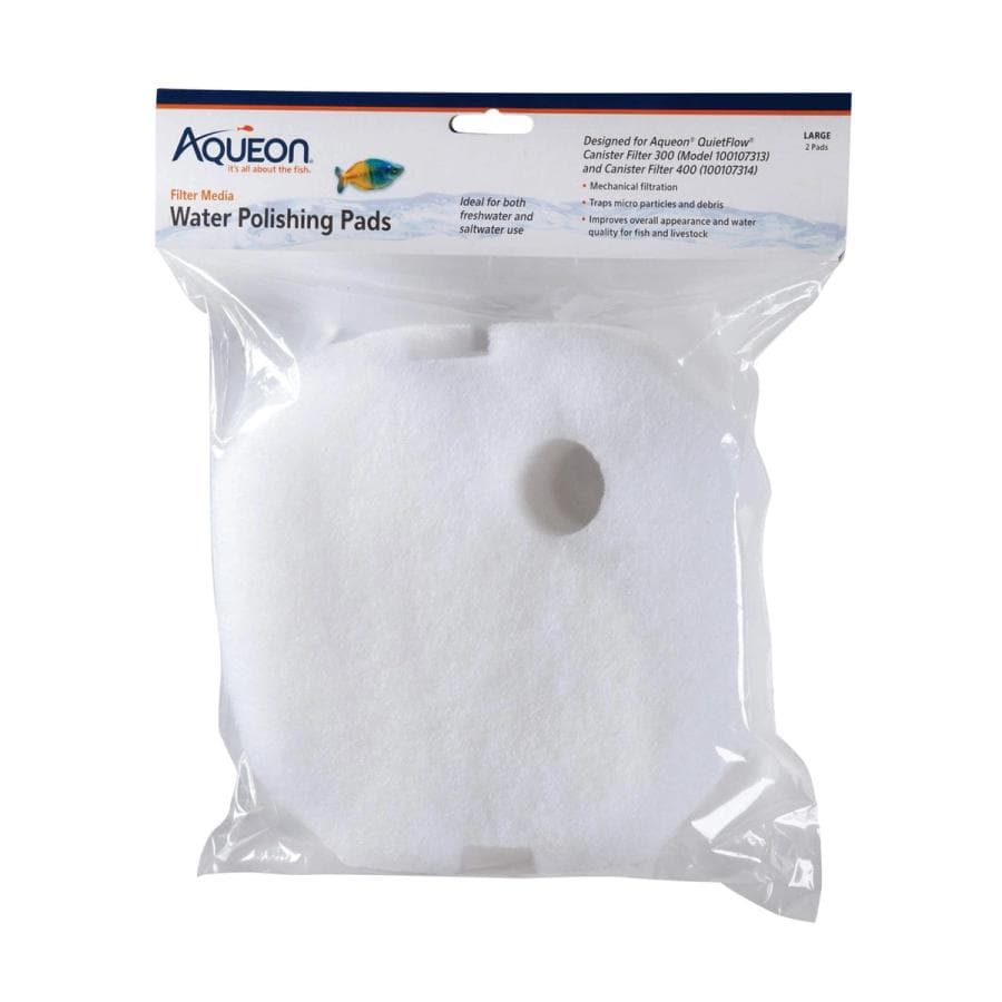 Aqueon QuietFlow Water Polishing Pads Large (2-pk) at Sea Cave Inc.