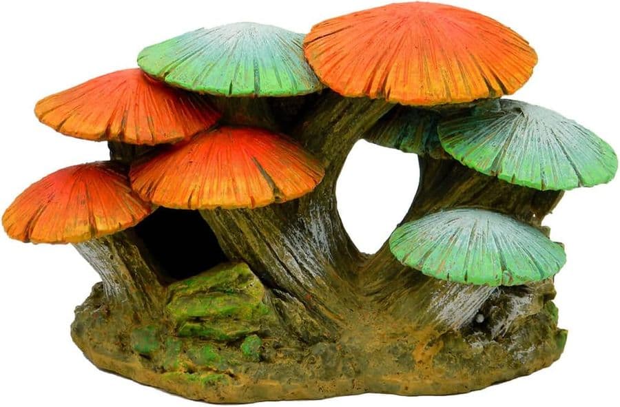 Blue Environments Mushroom Cluster Driftwood Ornament at Sea Cave Inc.