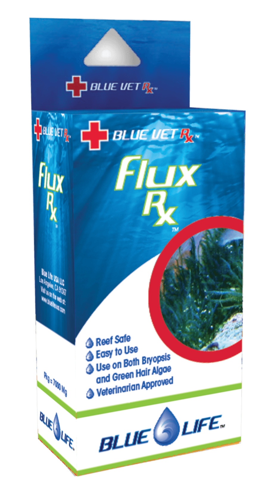 Blue Life Flux Rx Algae Treatment at Sea Cave Inc.