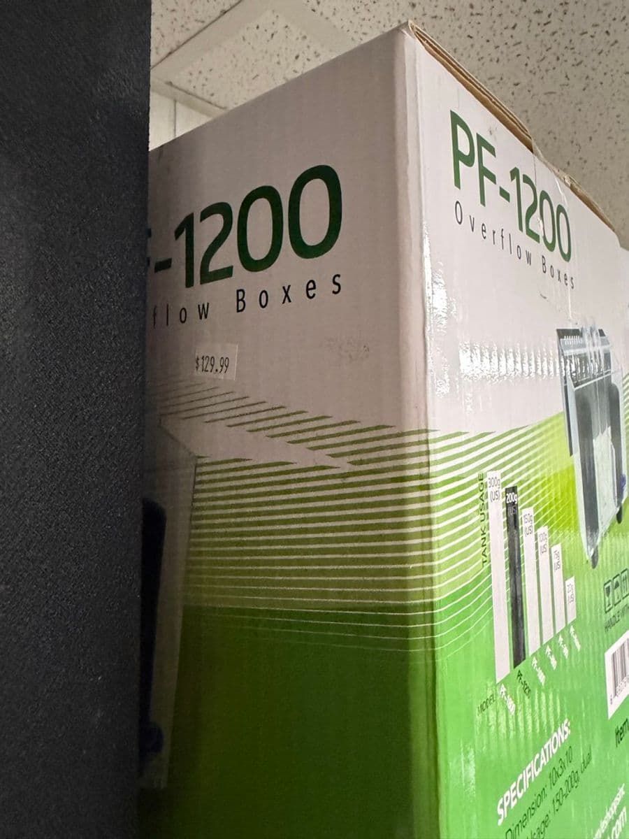 CPR PF-1200 Overflow Boxes at Sea Cave Inc.