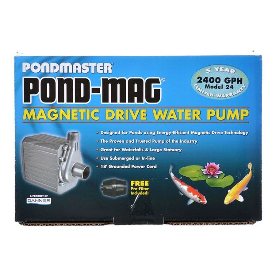 Pondmaster Pond-Mag Model 24 Pump 2400 GPH at Sea Cave Inc.