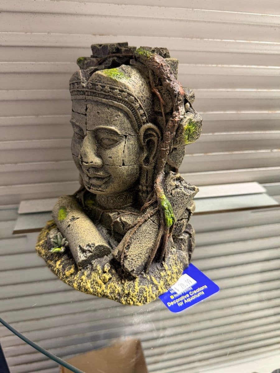 Resin Angkor Deity Bust Ornament at Sea Cave Inc.