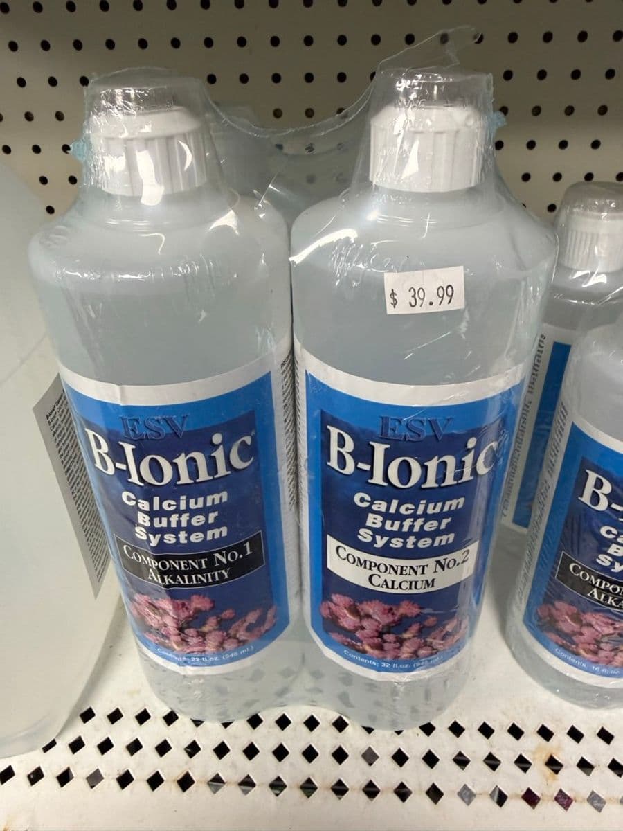 ESV B-Ionic Calcium Buffer System — 2-Part (Alkalinity + Calcium), 32 fl oz at Sea Cave Inc.