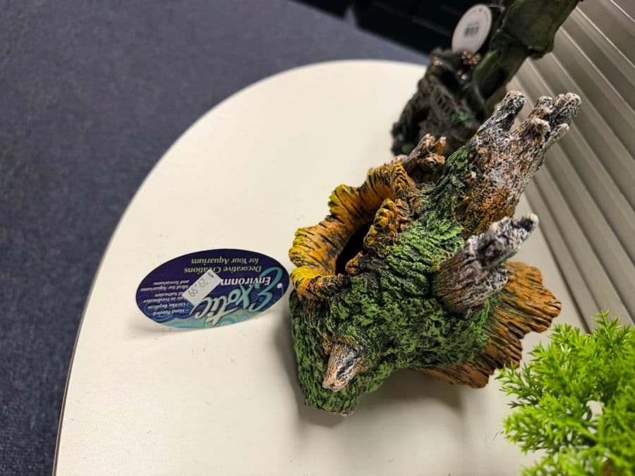 Exotic Environments Driftwood Stump Ornament at Sea Cave Inc.
