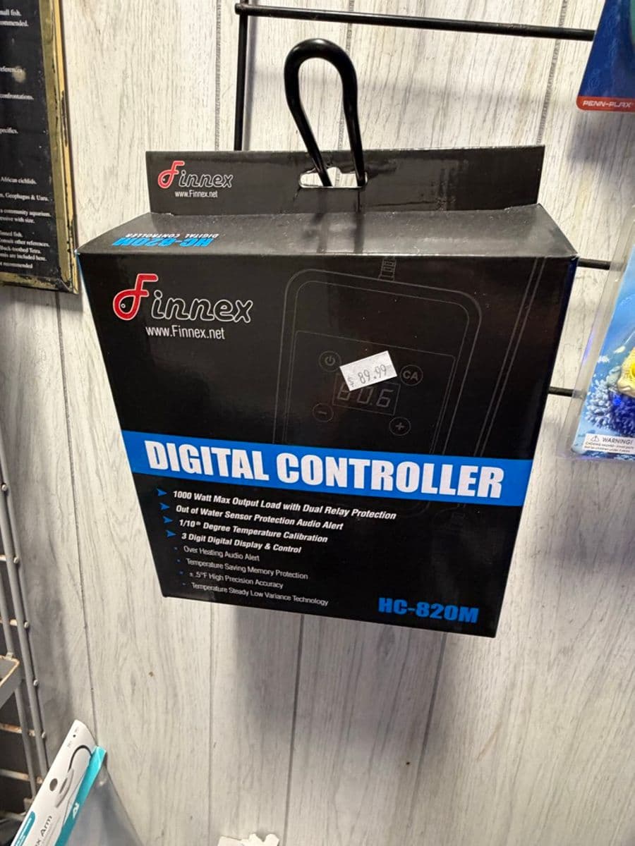 Finnex HC-820M Digital Temperature Controller (1000W, dual relay) at Sea Cave Inc.