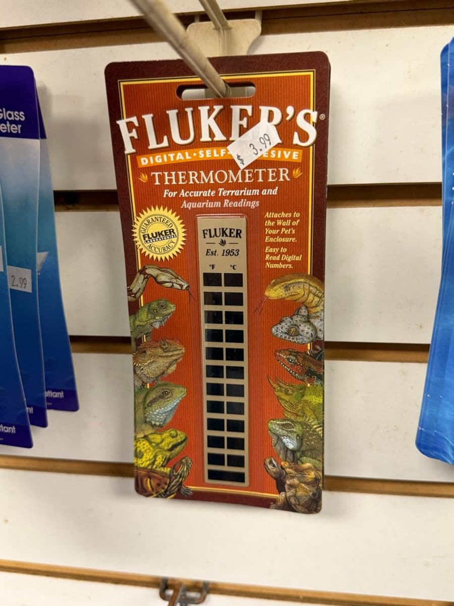 Fluker's Digital Self-Adhesive Thermometer for Terrarium and Aquarium at Sea Cave Inc.