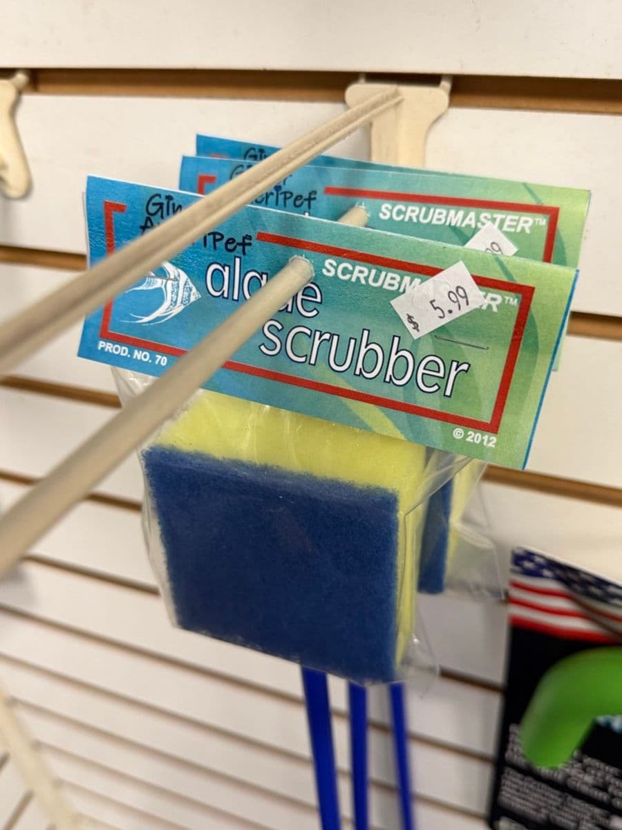 GripPef Scrubmaster Algae Scrubber — Sponge-on-Stick (Prod. No. 70) at Sea Cave Inc.