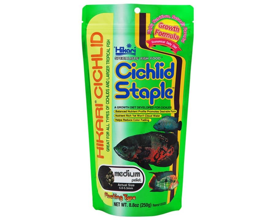 Hikari Cichlid Staple Medium Pellet at Sea Cave Inc.