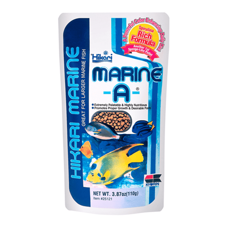 Hikari Marine-A Spirulina Pellets (3.87 oz) at Sea Cave Inc.