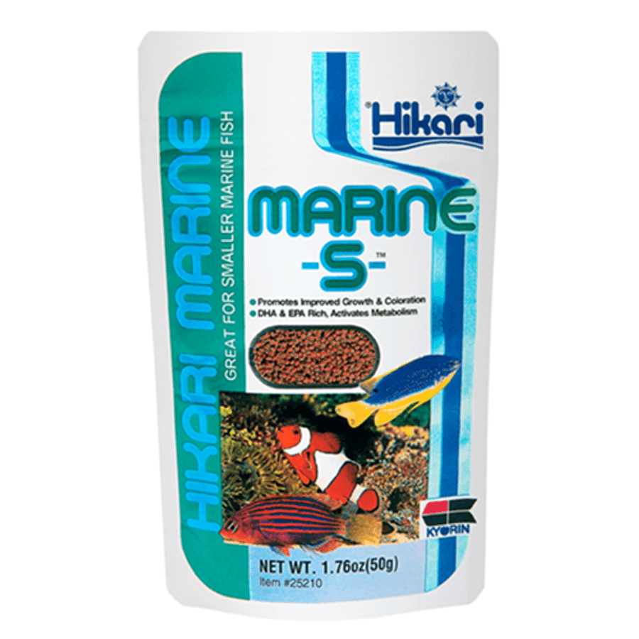 Hikari Marine-S Fish Food (1.76 oz) at Sea Cave Inc.