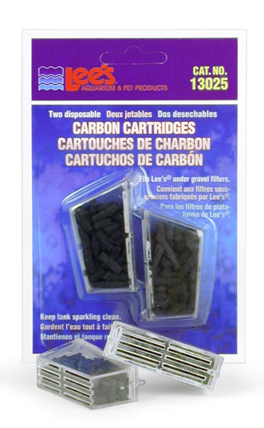Lee's Carbon Cartridges for Undergravel (2-pk) at Sea Cave Inc.