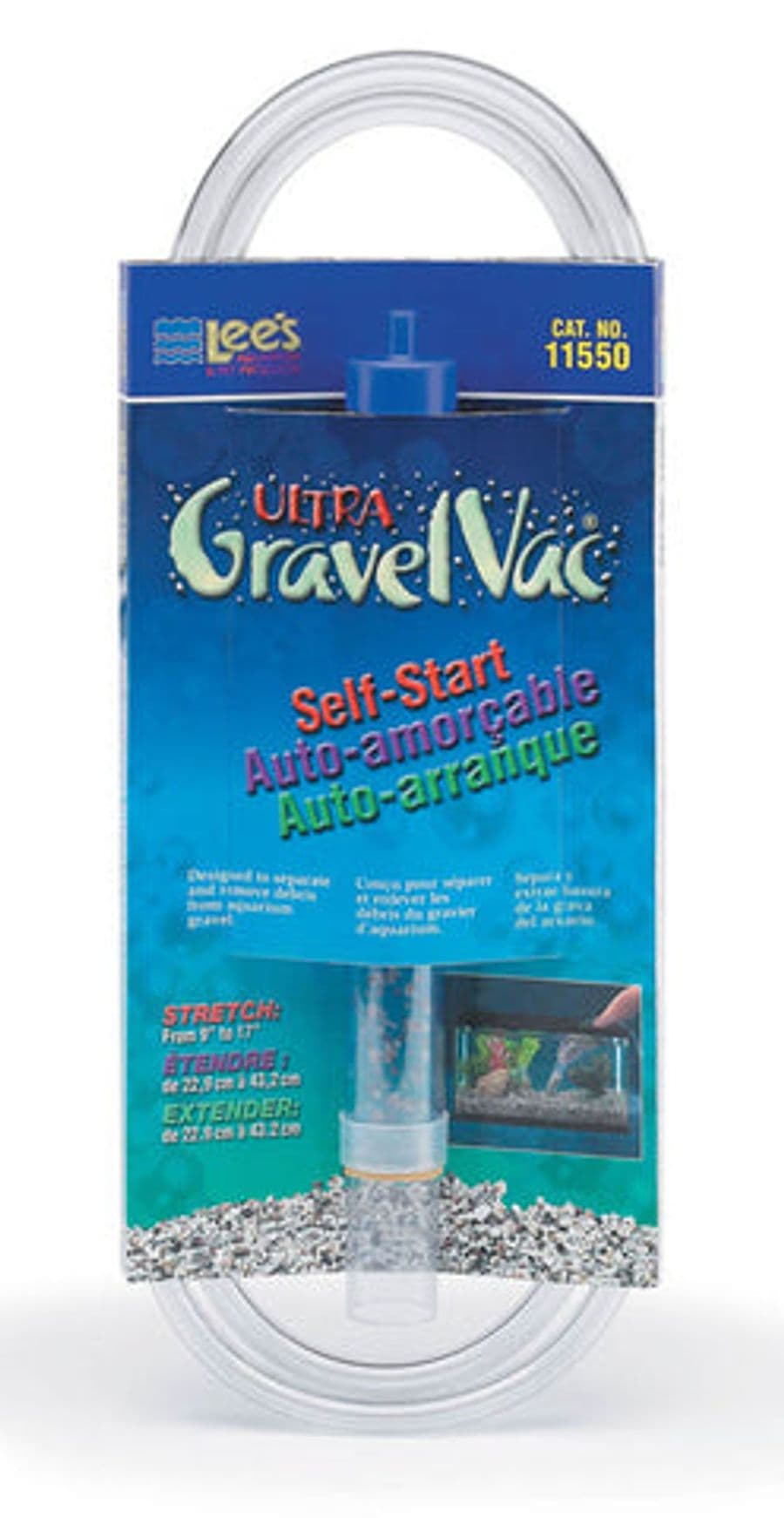 Lee's Ultra GravelVac Stretch 9"–17" at Sea Cave Inc.