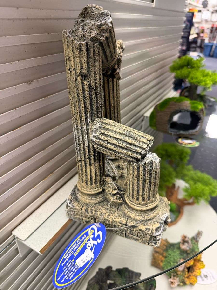 Penn-Plax Greco-Roman Ruins & Columns Ornament at Sea Cave Inc.