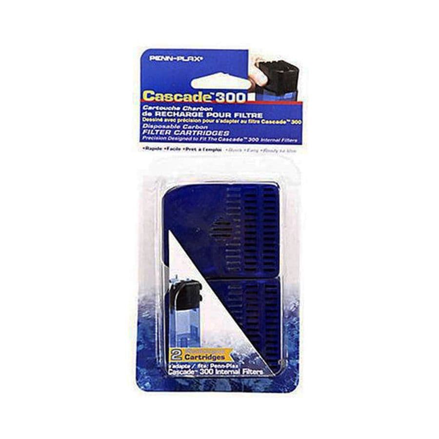 Penn-Plax Cascade 300 Carbon Cartridges (2-pk) at Sea Cave Inc.