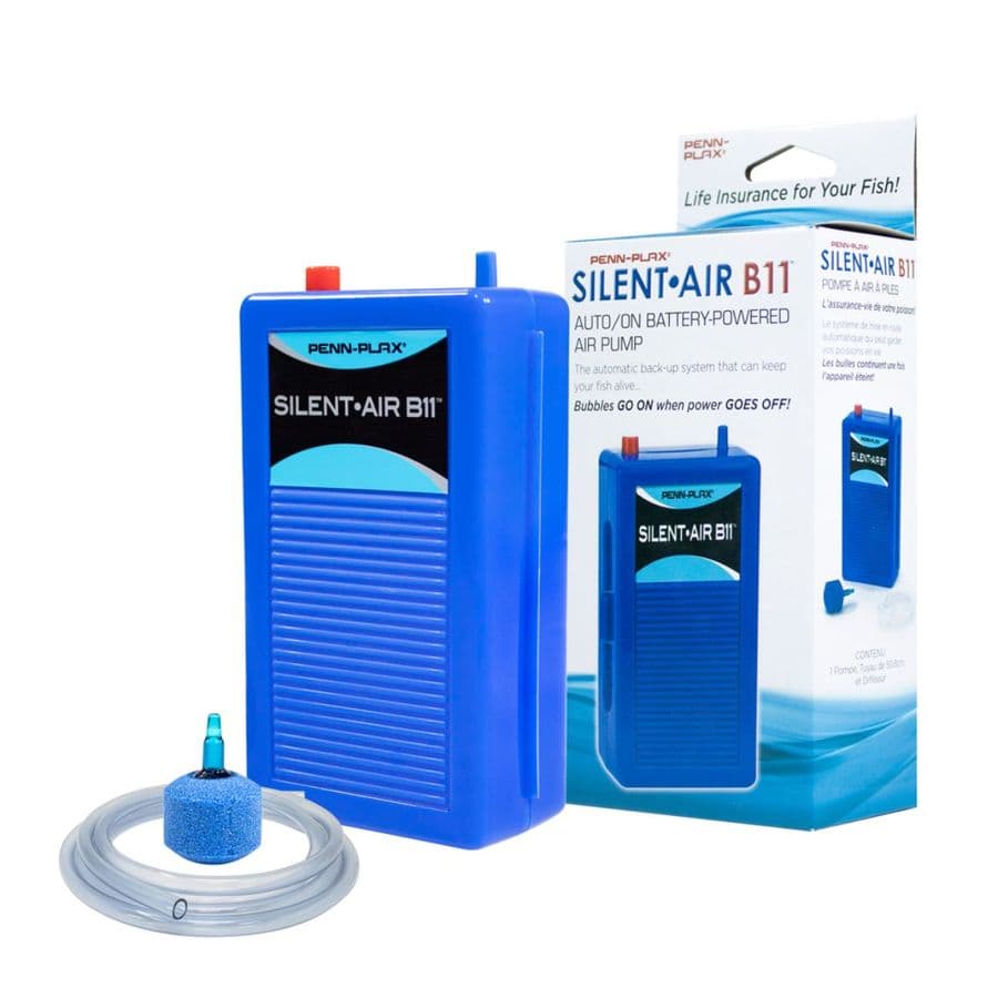 Penn-Plax Silent Air B11 Battery Air Pump at Sea Cave Inc.
