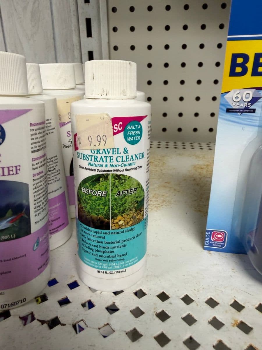 SC Gravel & Substrate Cleaner, Natural & Non-Caustic, 4 fl oz (118 mL), Salt & Fresh Water at Sea Cave Inc.