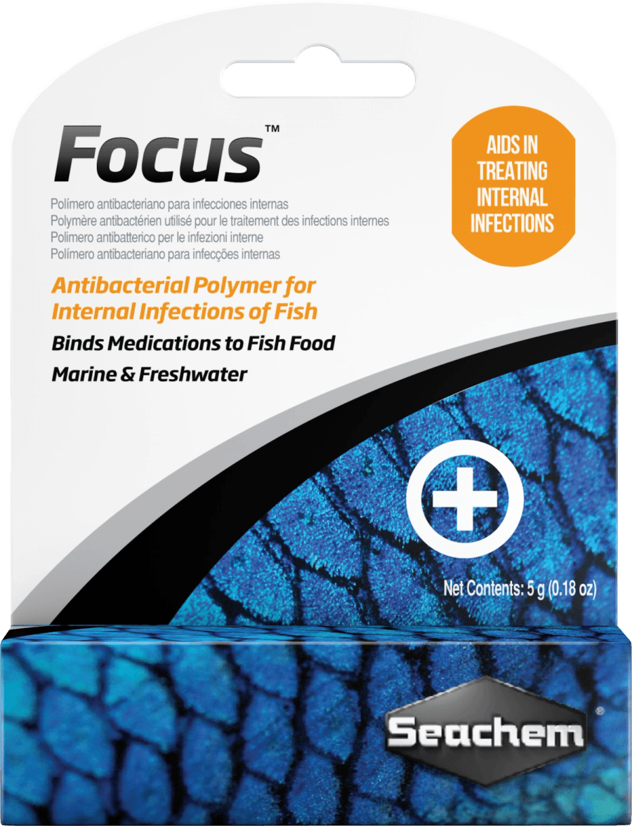 Seachem Focus Antibacterial Polymer (5g) at Sea Cave Inc.