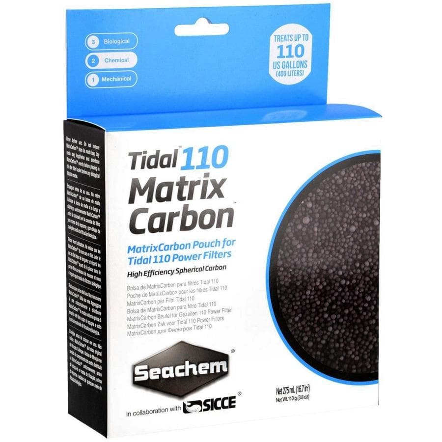 Seachem Tidal 110 Matrix Carbon Pouch (110g) at Sea Cave Inc.