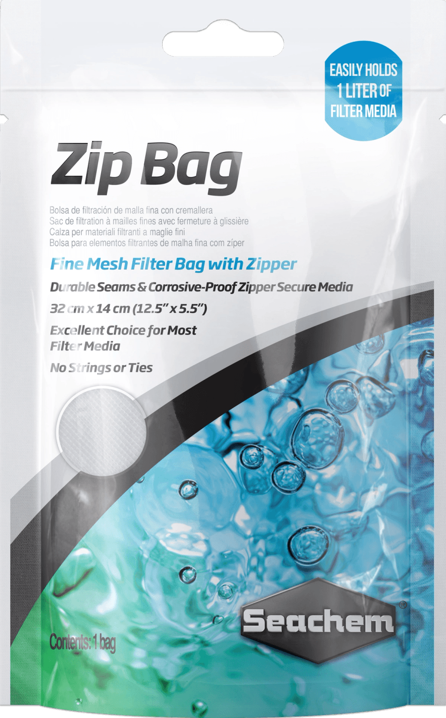 Seachem Zip Bag Medium-Mesh Filter Bag at Sea Cave Inc.