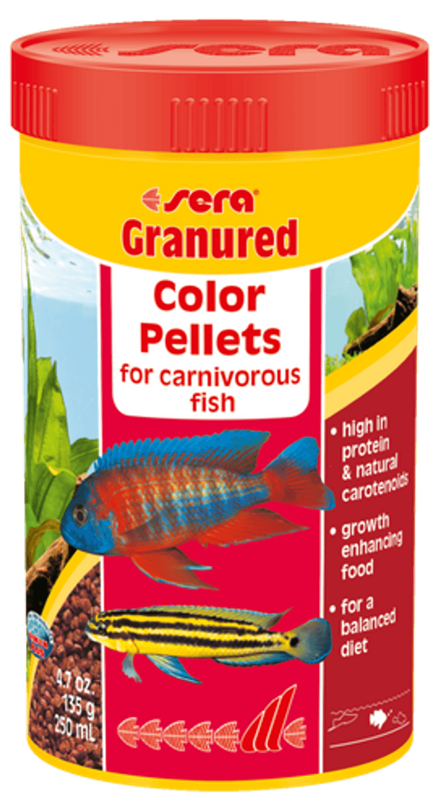 Sera Granured Color Pellets at Sea Cave Inc.
