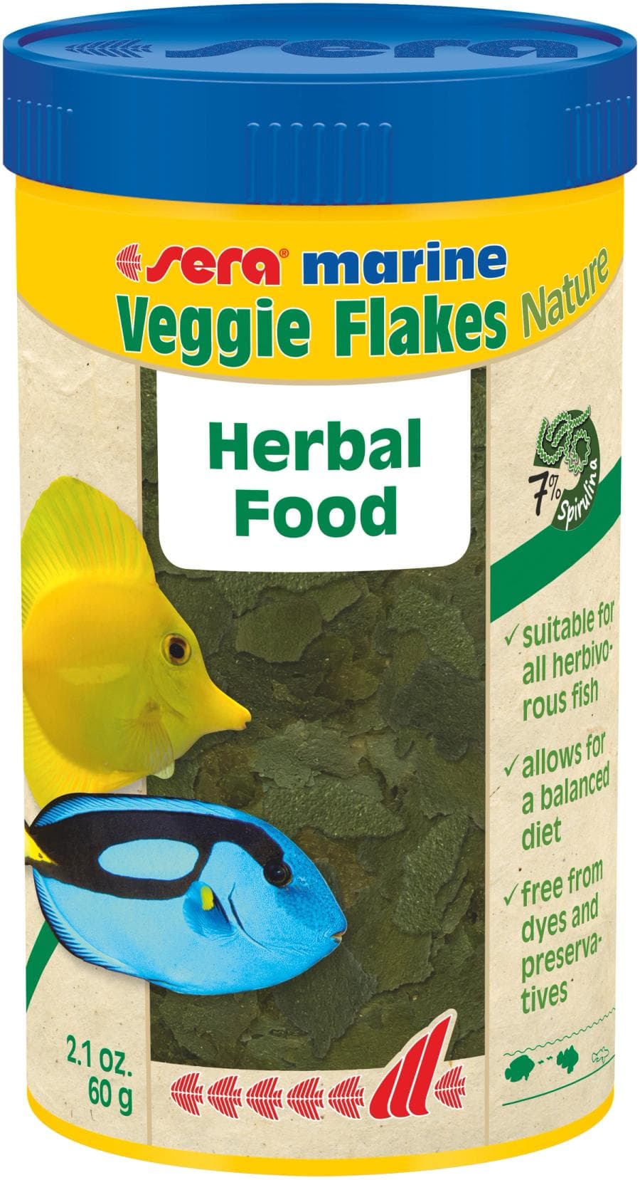 Sera Marine Veggie Flakes Nature at Sea Cave Inc.