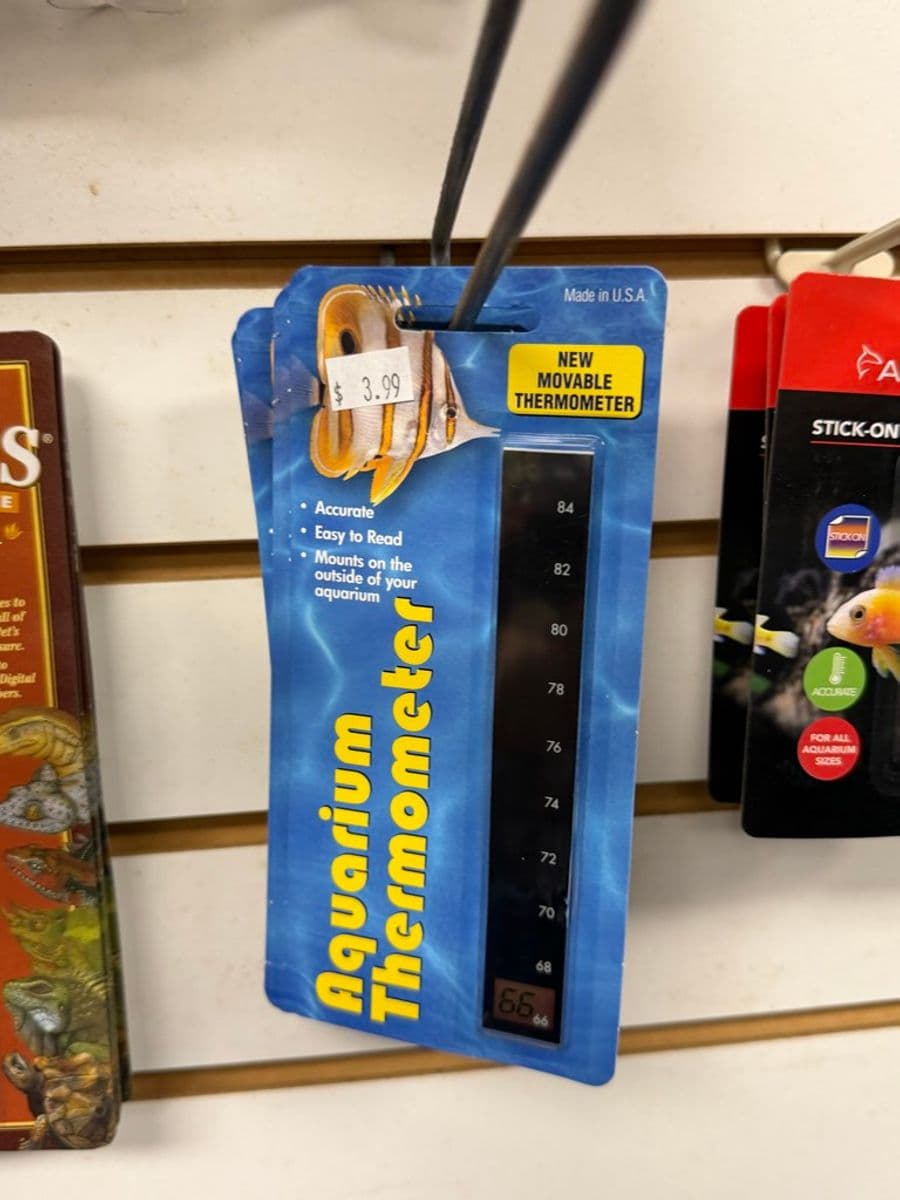 Stick-On Aquarium Thermometer at Sea Cave Inc.