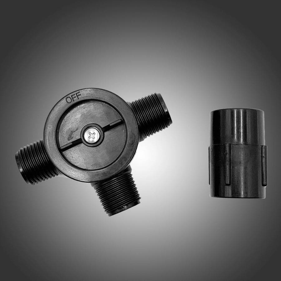 Supreme Pondmaster Adjustable 3-Way Valve 1/2" at Sea Cave Inc.