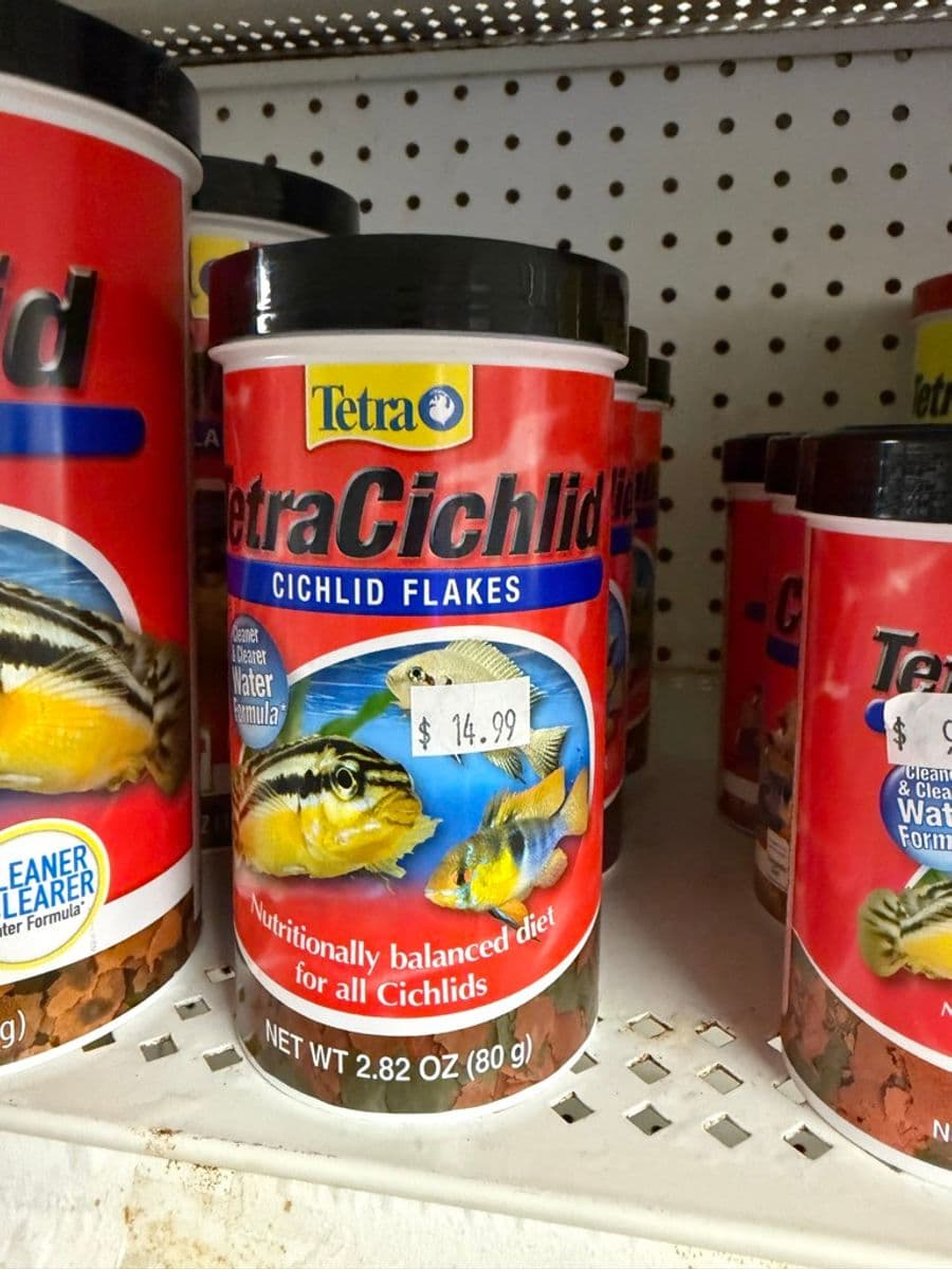 Tetra TetraCichlid Cichlid Flakes 2.82 oz (80g) at Sea Cave Inc.