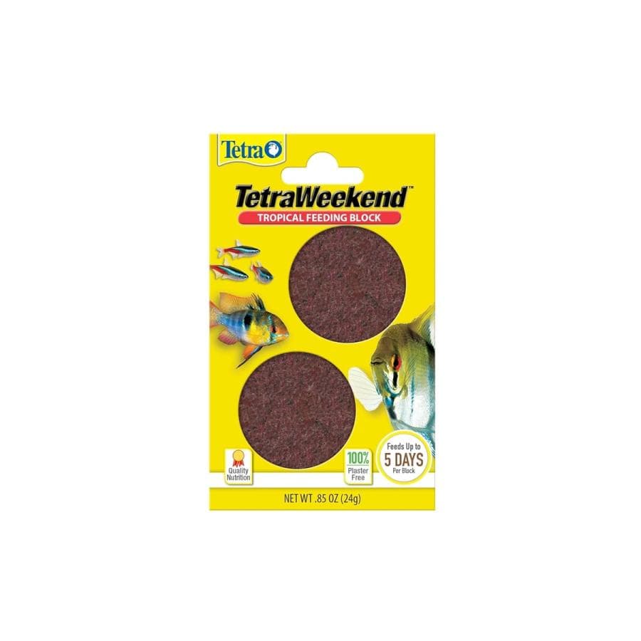 Tetra TetraWeekend Feeding Block (2-pk, 0.85 oz) at Sea Cave Inc.