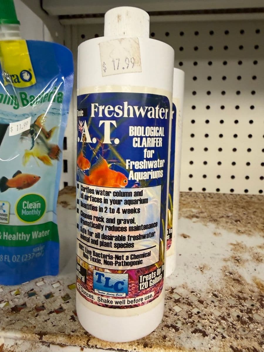 TLC Freshwater B.A.T. Biological Clarifier for Freshwater Aquariums, 12oz, treats up to 120 gallons at Sea Cave Inc.