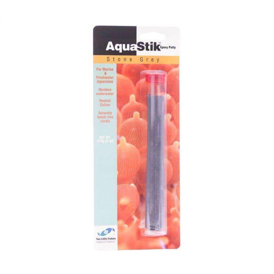 Two Little Fishies AquaStik Epoxy Putty Stone Grey (4 oz) at Sea Cave Inc.
