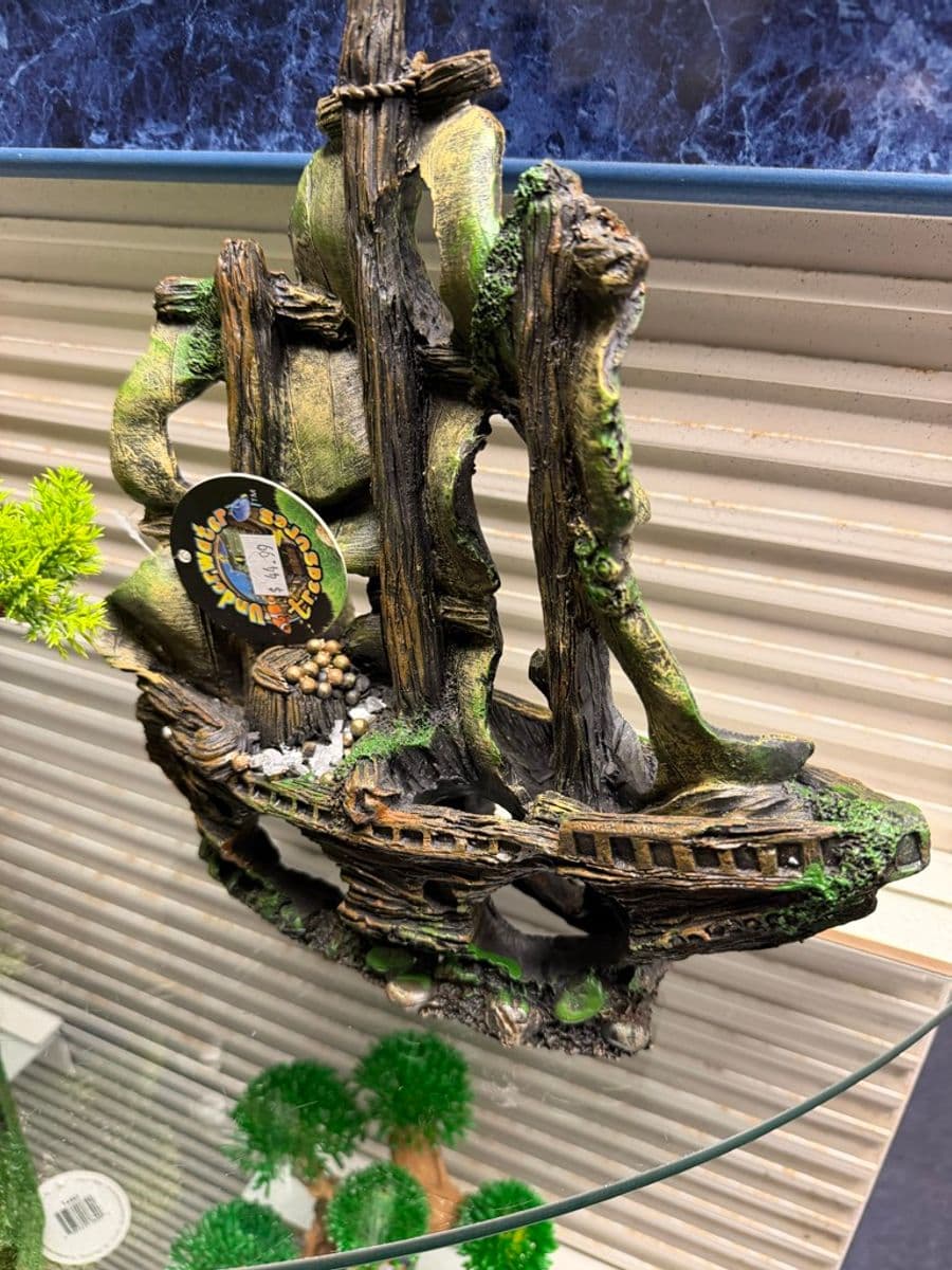 Underwater Treasures Sunken Ship Ornament at Sea Cave Inc.
