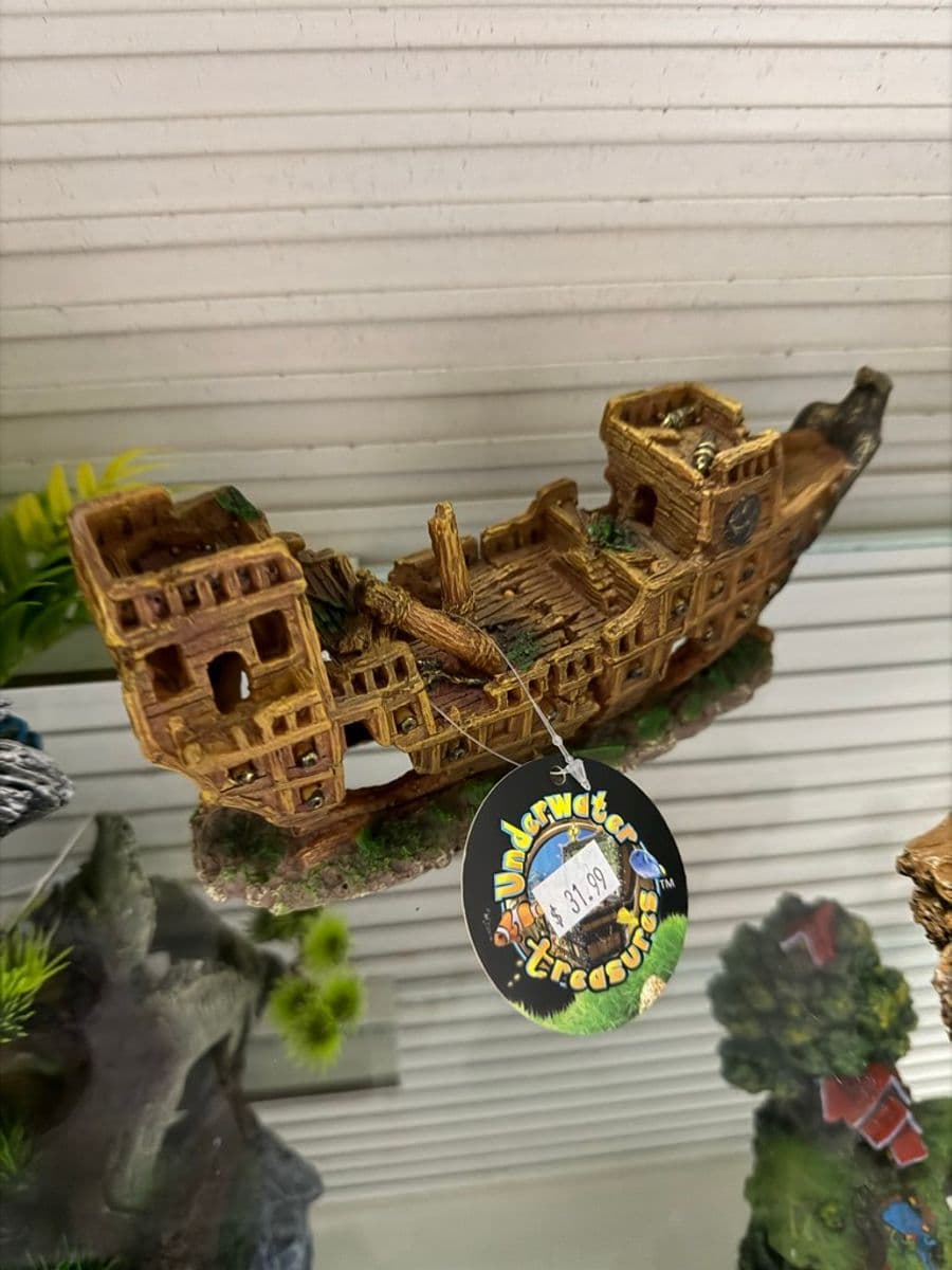 Underwater Treasures Resin Shipwreck Ornament at Sea Cave Inc.
