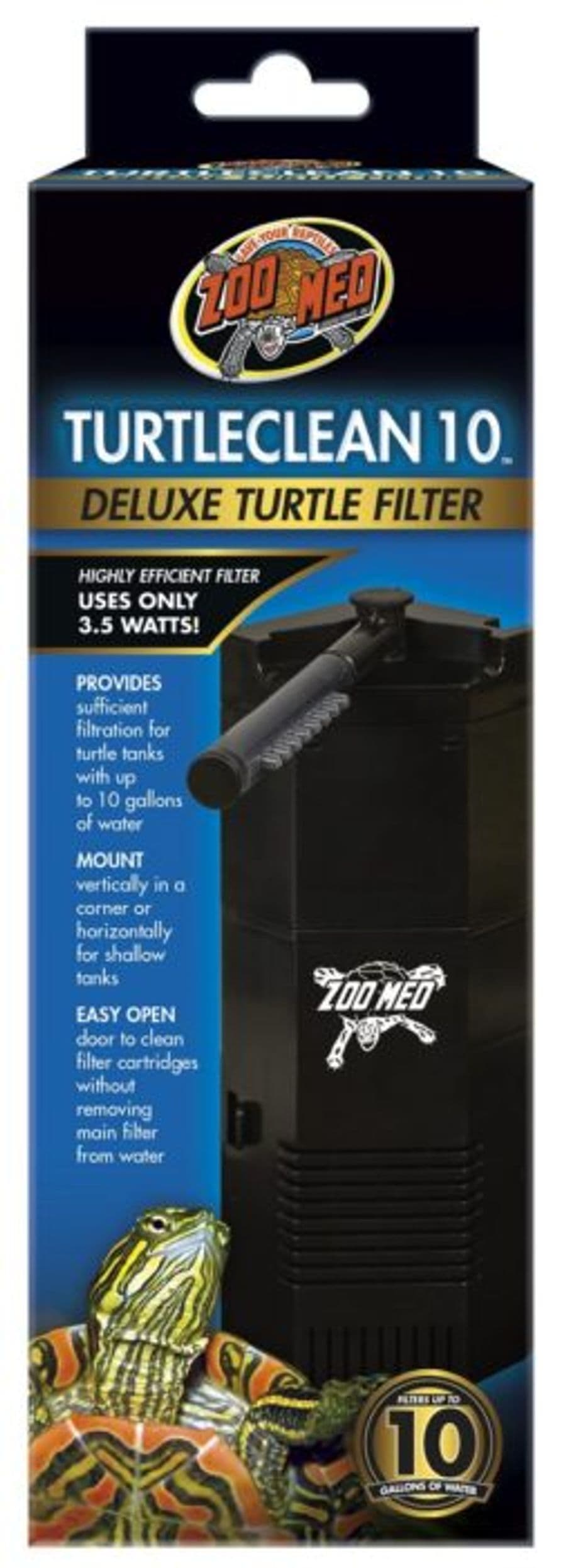 Zoo Med TurtleClean 10 Deluxe Turtle Filter at Sea Cave Inc.