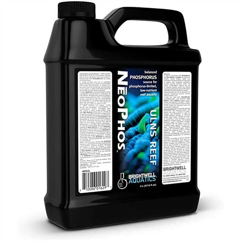 Brightwell Aquatics NeoPhos Balanced Phosphorus Supplement 2L (67.6 fl oz) — ULNS Reef formula at Sea Cave Inc.